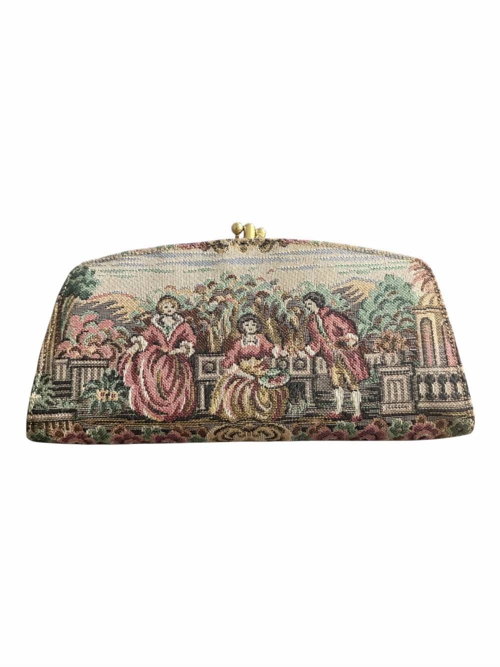 Vintage 1950s Baronet Tapestry Wallet EUC